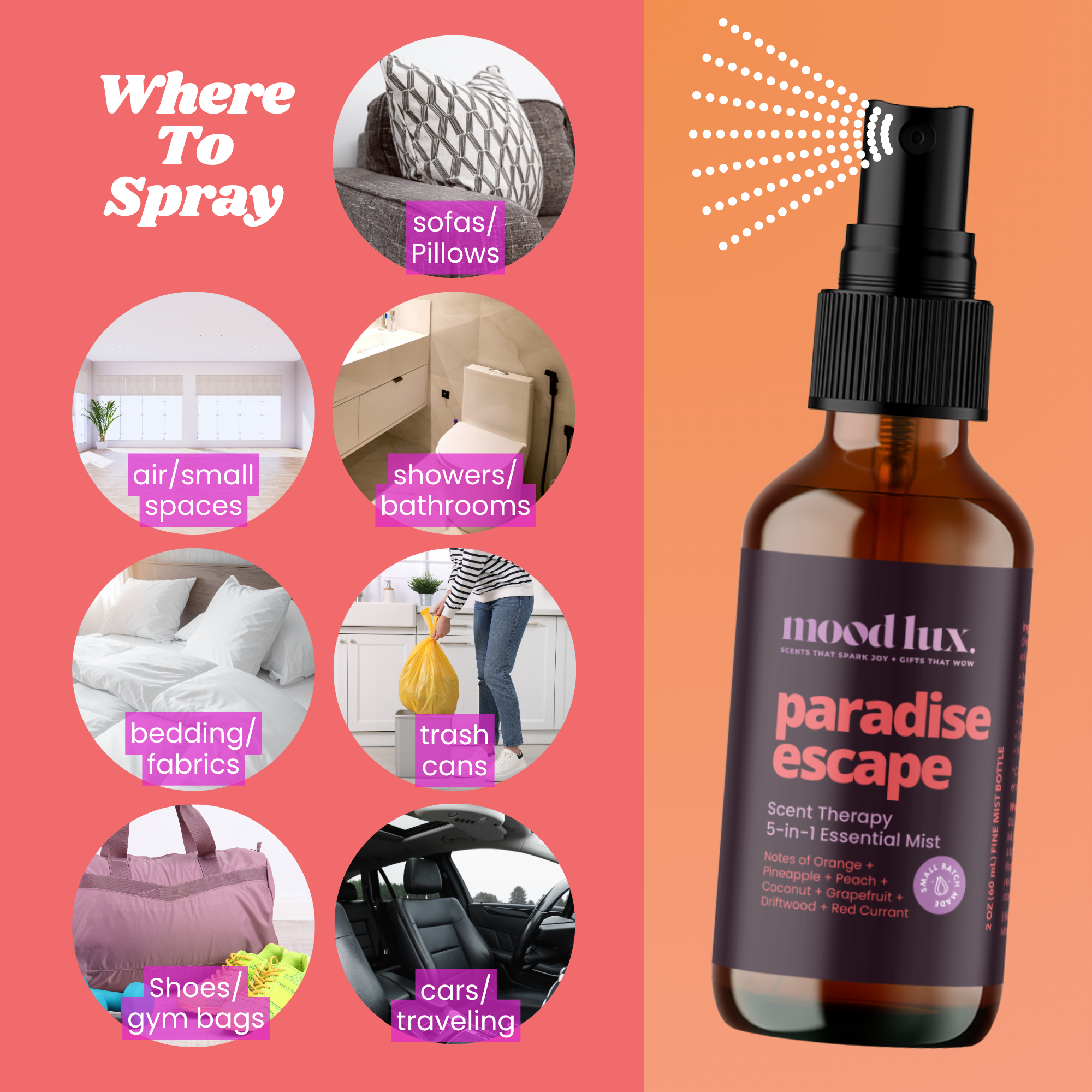 Paradise Escape 5 In 1 Essential Mist