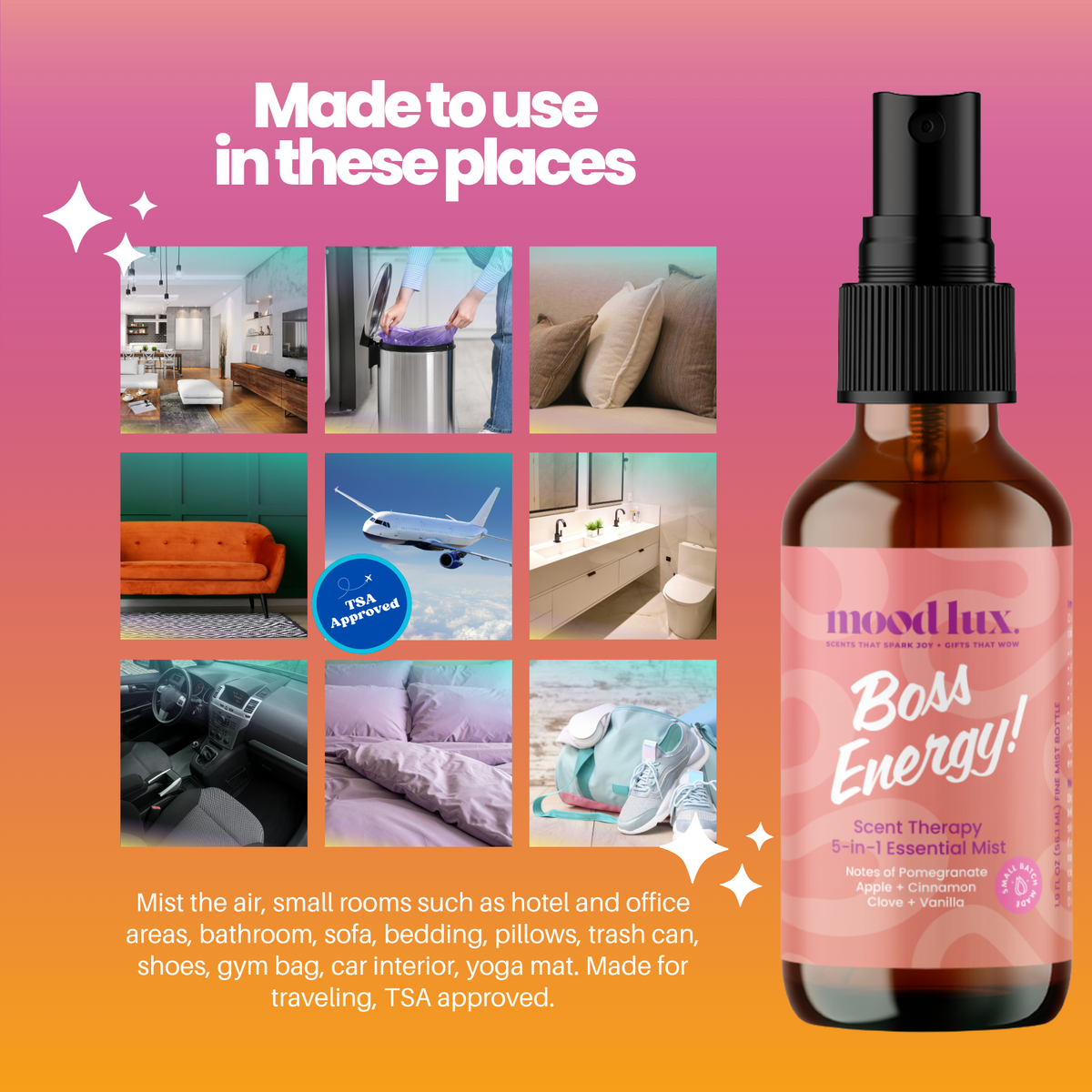 Boss Energy! 5 In 1 Essential Mist