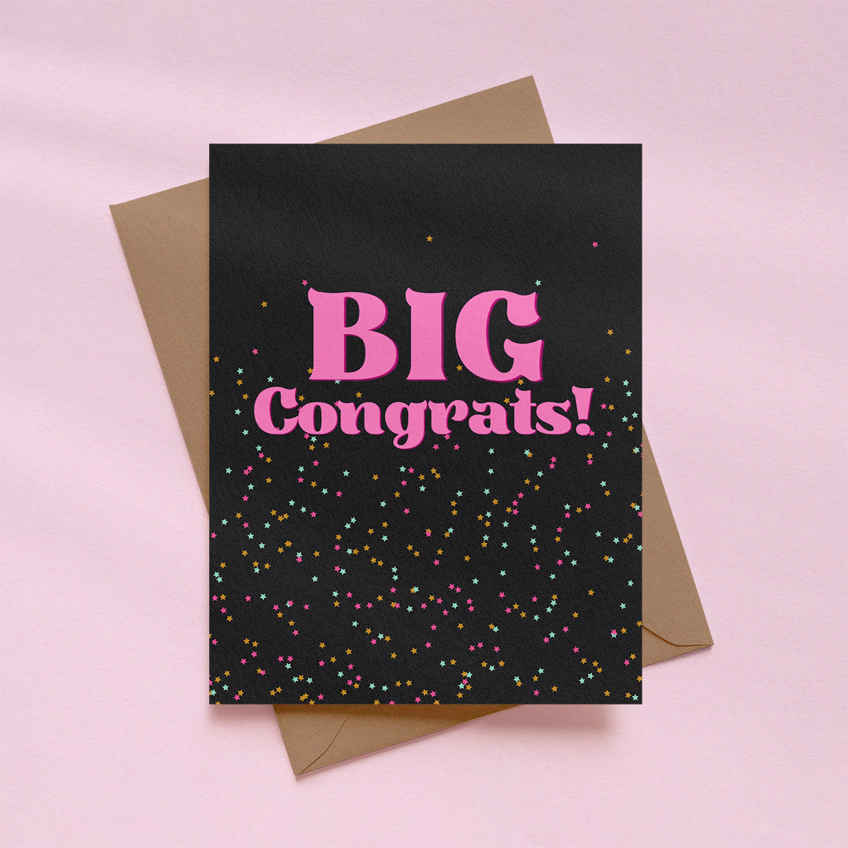 Big Congrats! Greeting Card