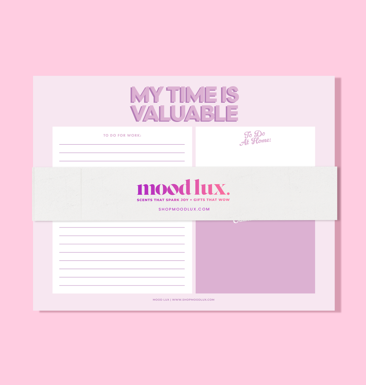 My Time Is Valuable Tearaway Pad
