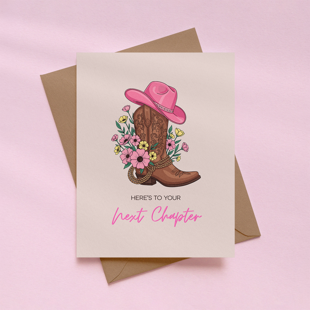 Here's To Your Next Chapter Greeting Card