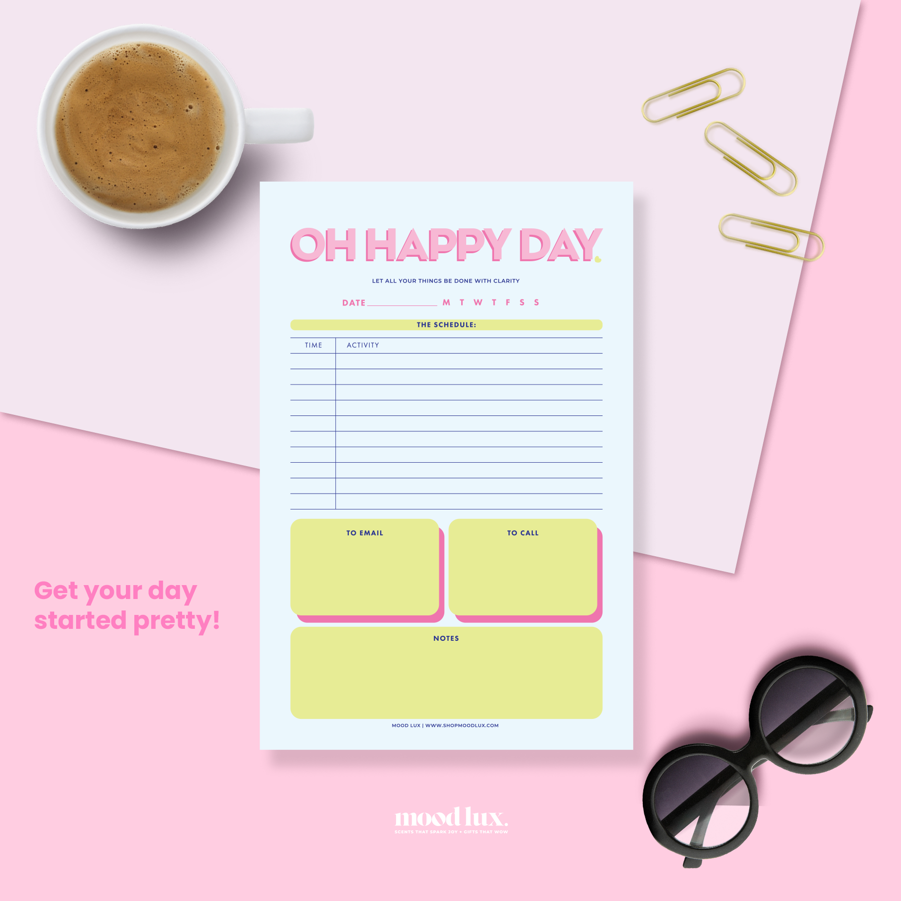 Oh Happy Day Notepad
