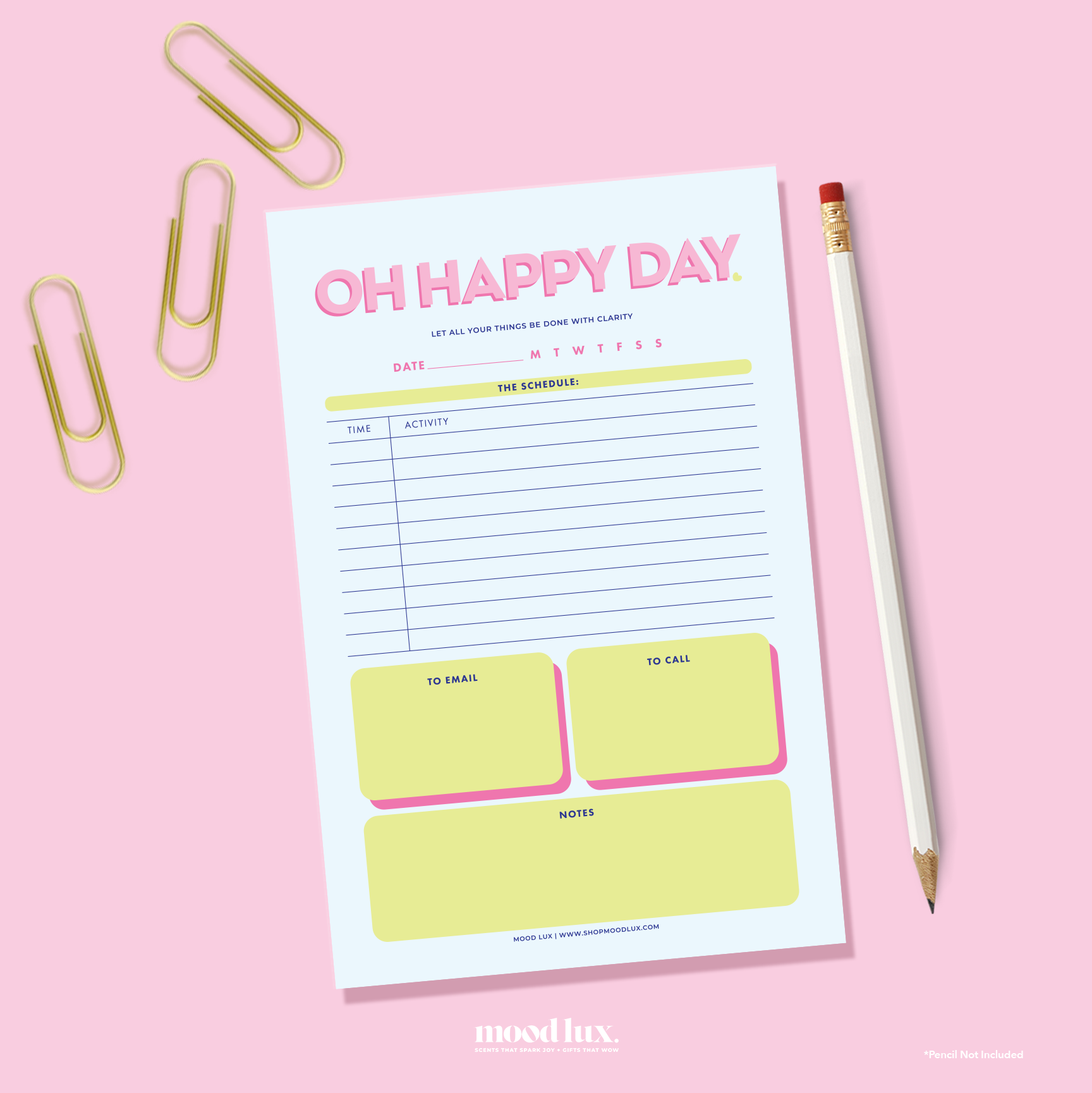 Oh Happy Day Notepad