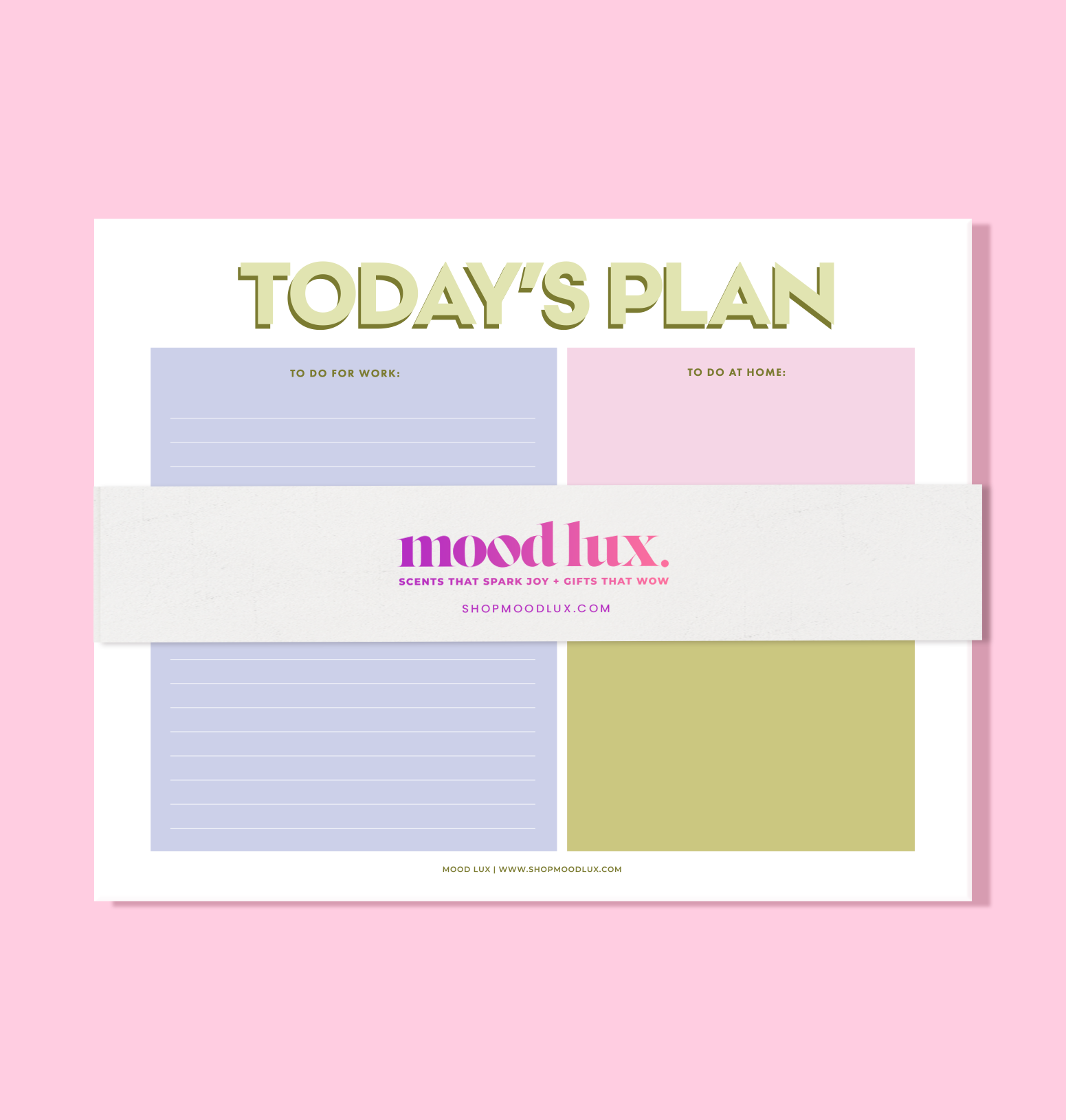 Today's Plan Tearaway Pad