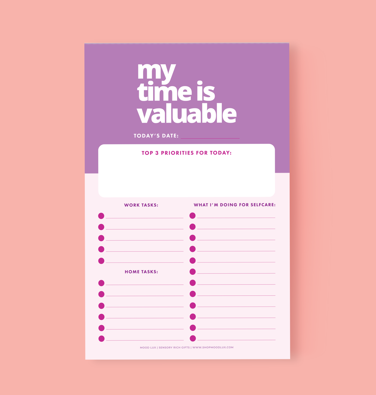 My Time Is Valuable