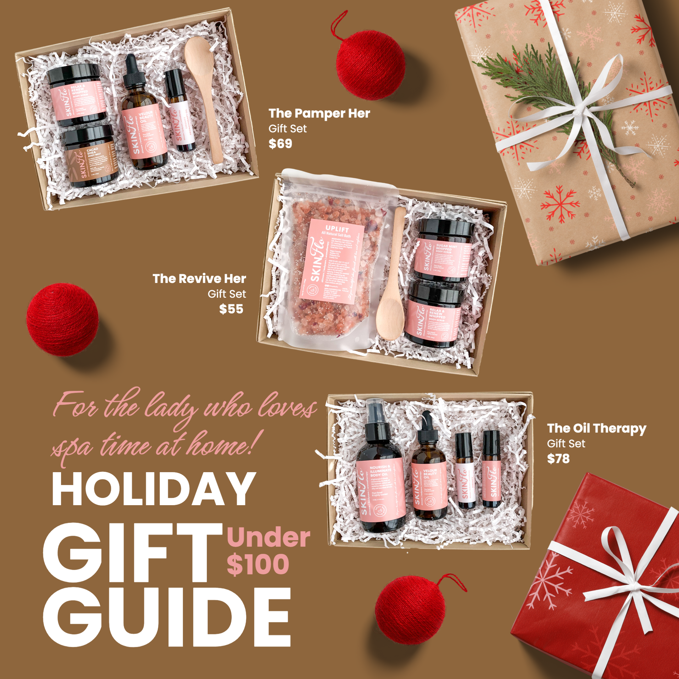 For the lady who loves spa time at home