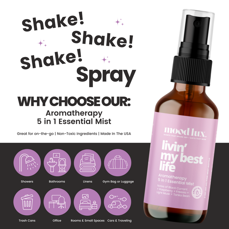 Livin' My Best Life 5 In 1 Essential Mist