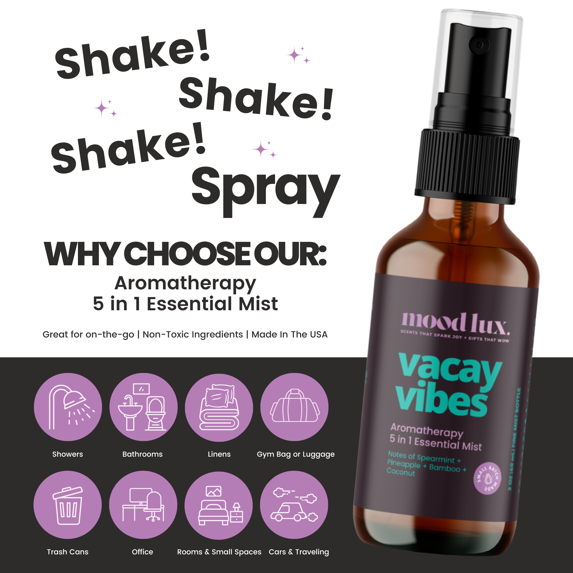 Vacay Vibes 5 In 1 Essential Mist