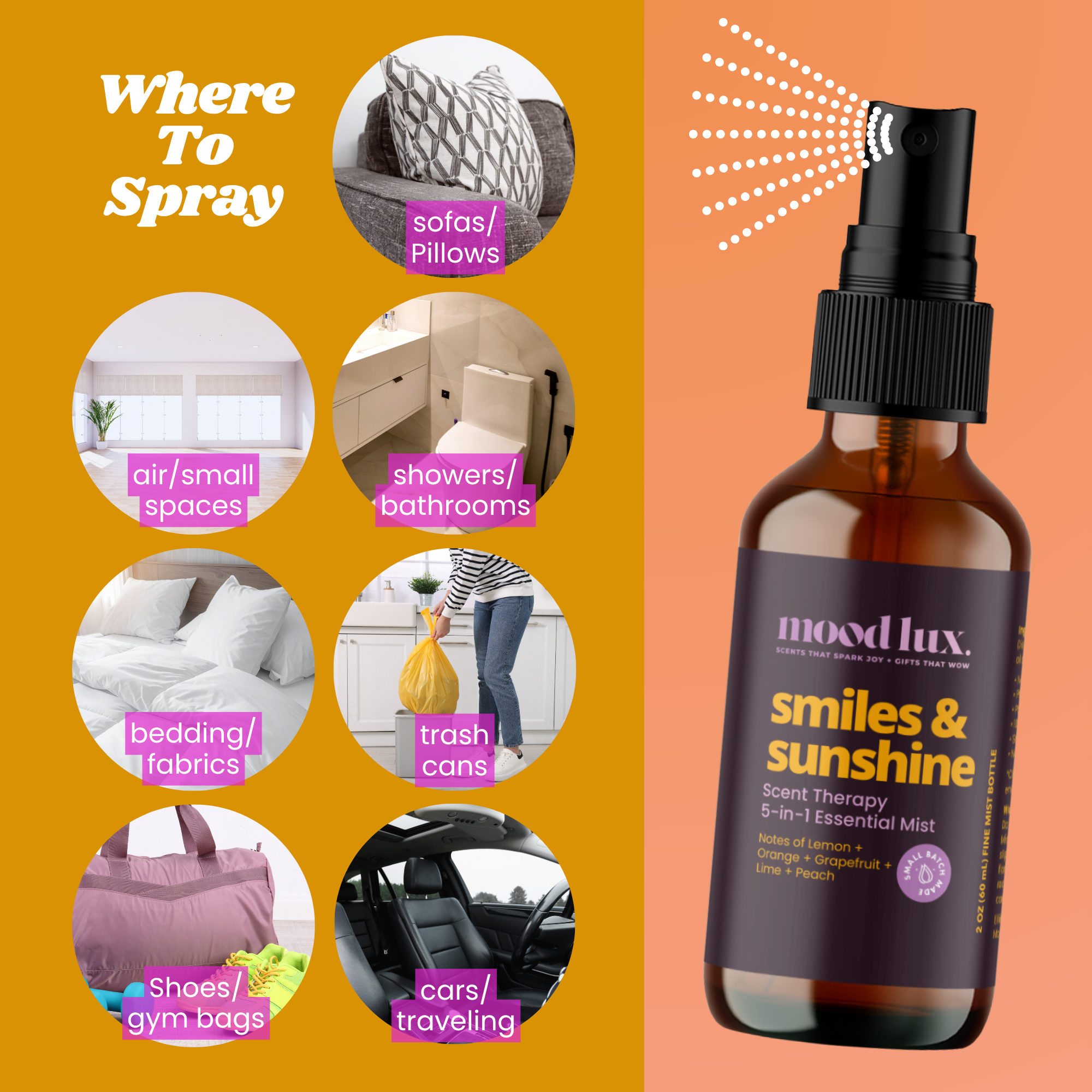 Smiles & Sunshine 5 In 1 Essential Mist
