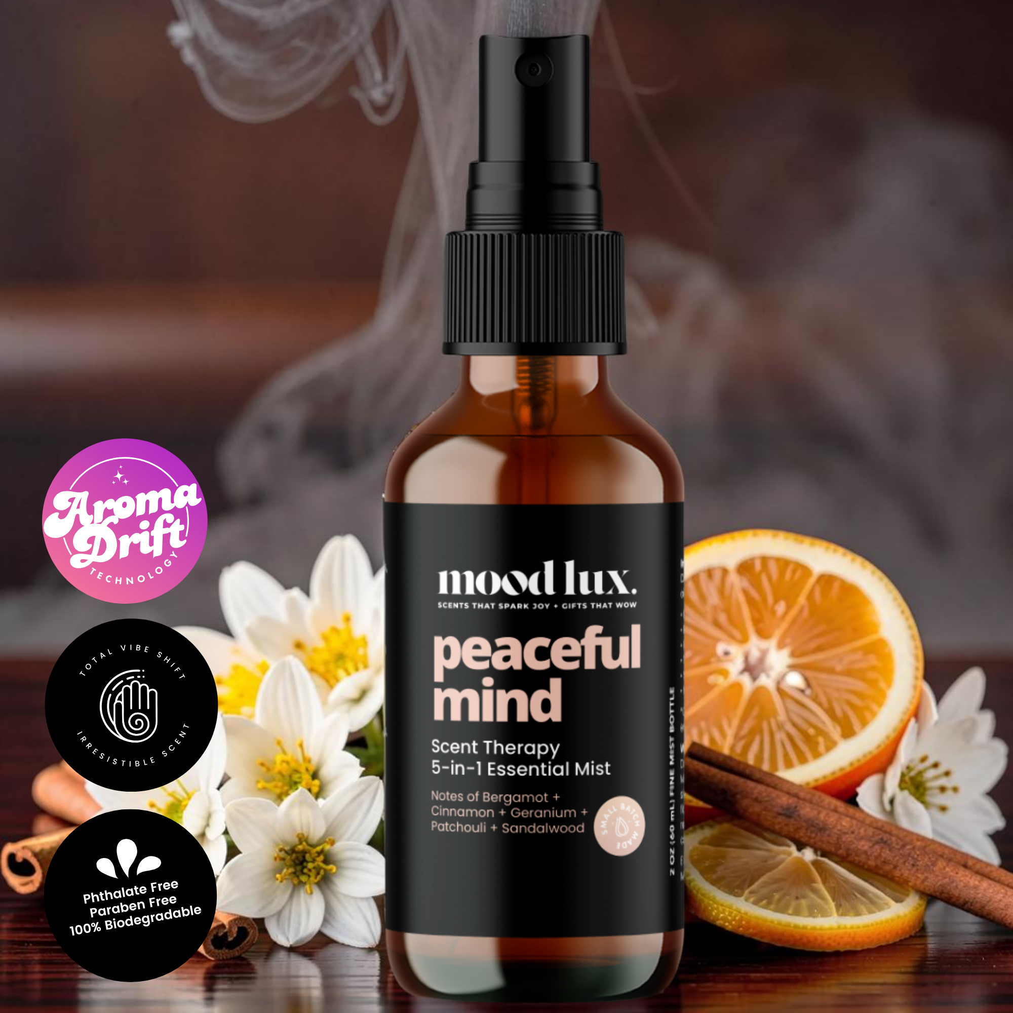 Peaceful Mind 5 In 1 Essential Mist