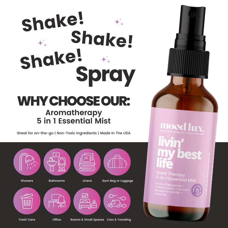 Livin' My Best Life 5 In 1 Essential Mist
