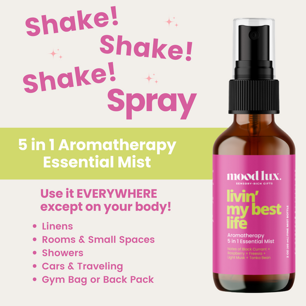 Livin' My Best Life Aromatherapy 5 In 1 Essential Mist
