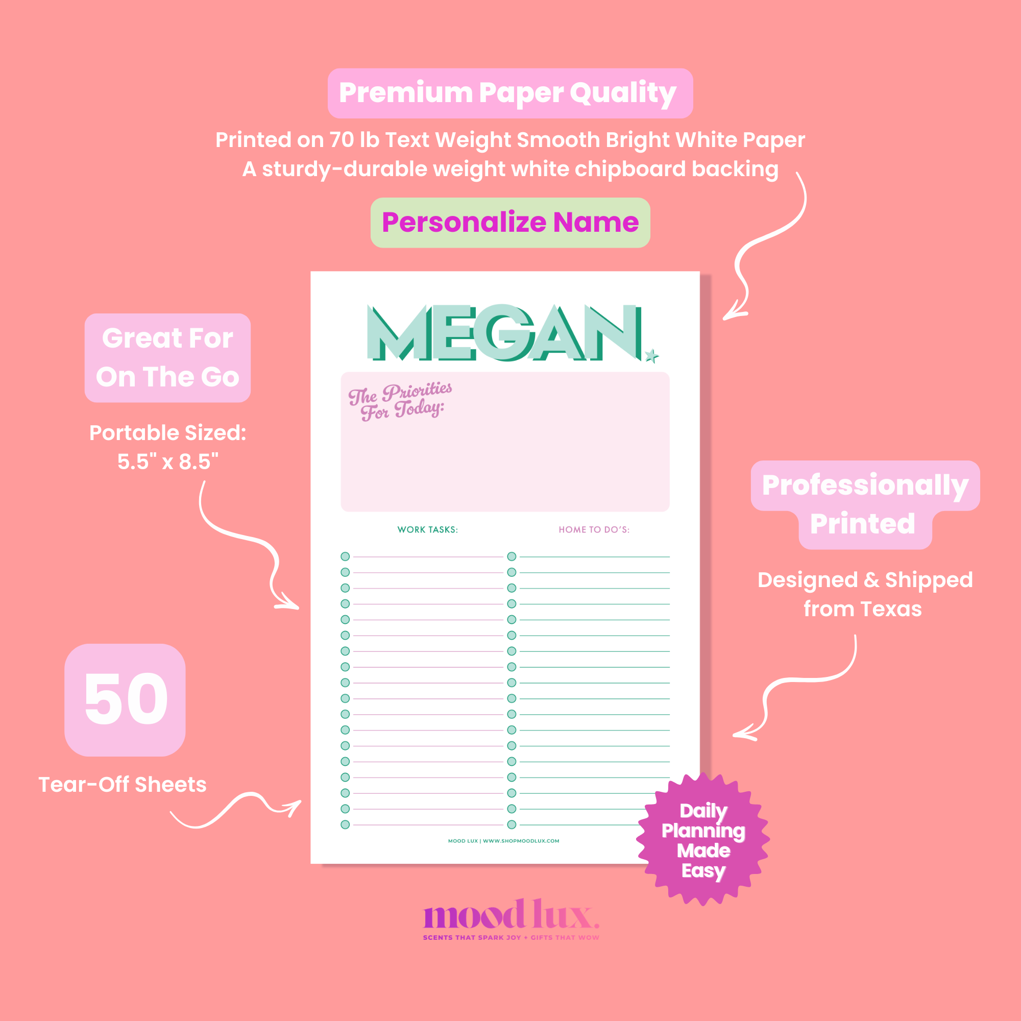 Name Task Notepad (Personalize It)