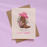 Here's To Your Next Chapter Greeting Card