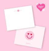 Smiley Hearts Notecards