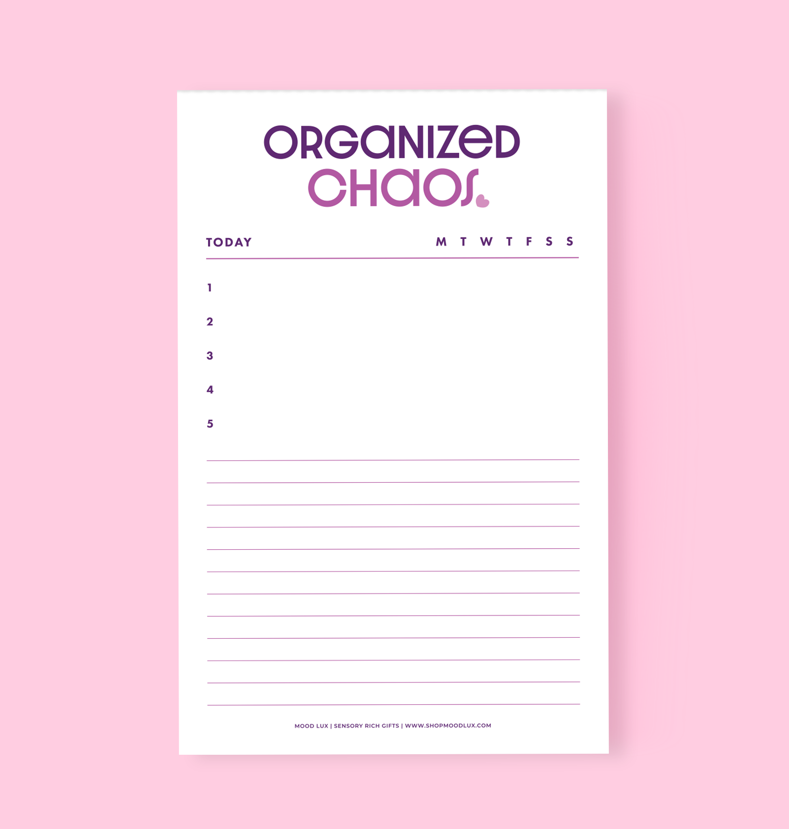 Organized Chaos