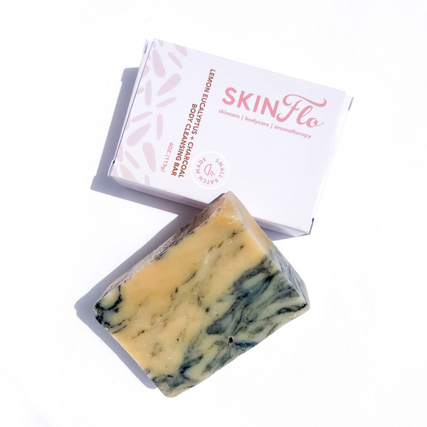 Lemon Eucalyptus + Charcoal Body Cleansing Bar